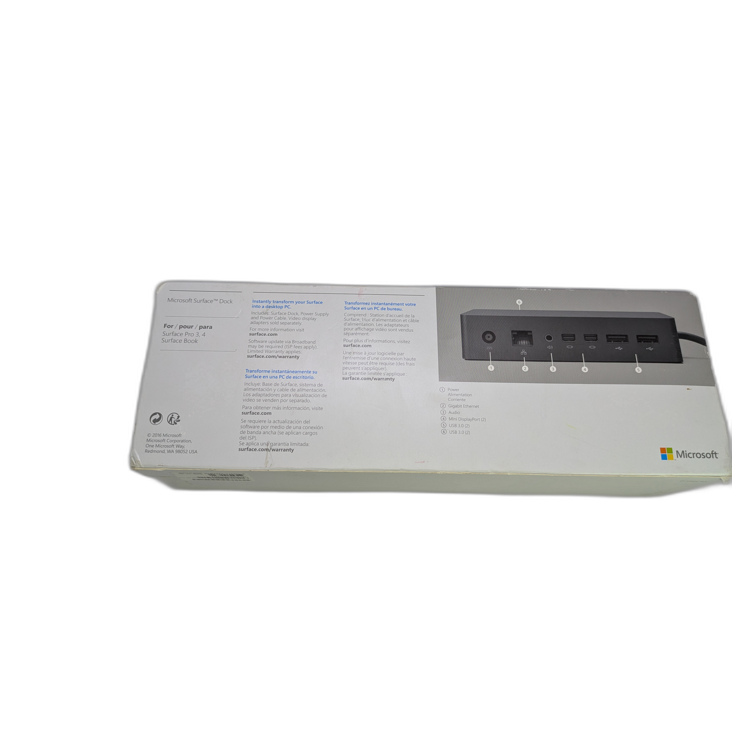 Microsoft Surface Dock (Model 1661) — NEW Factory Sealed