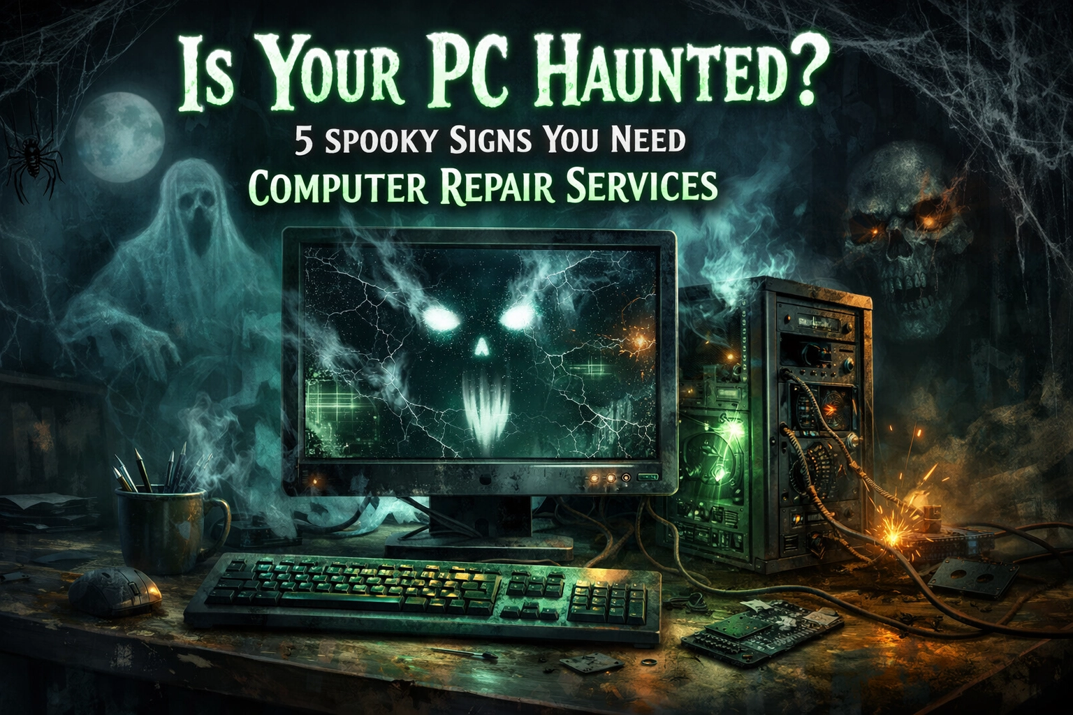 Is Your PC Haunted? 5 Spooky Signs You Need Computer Repair Services