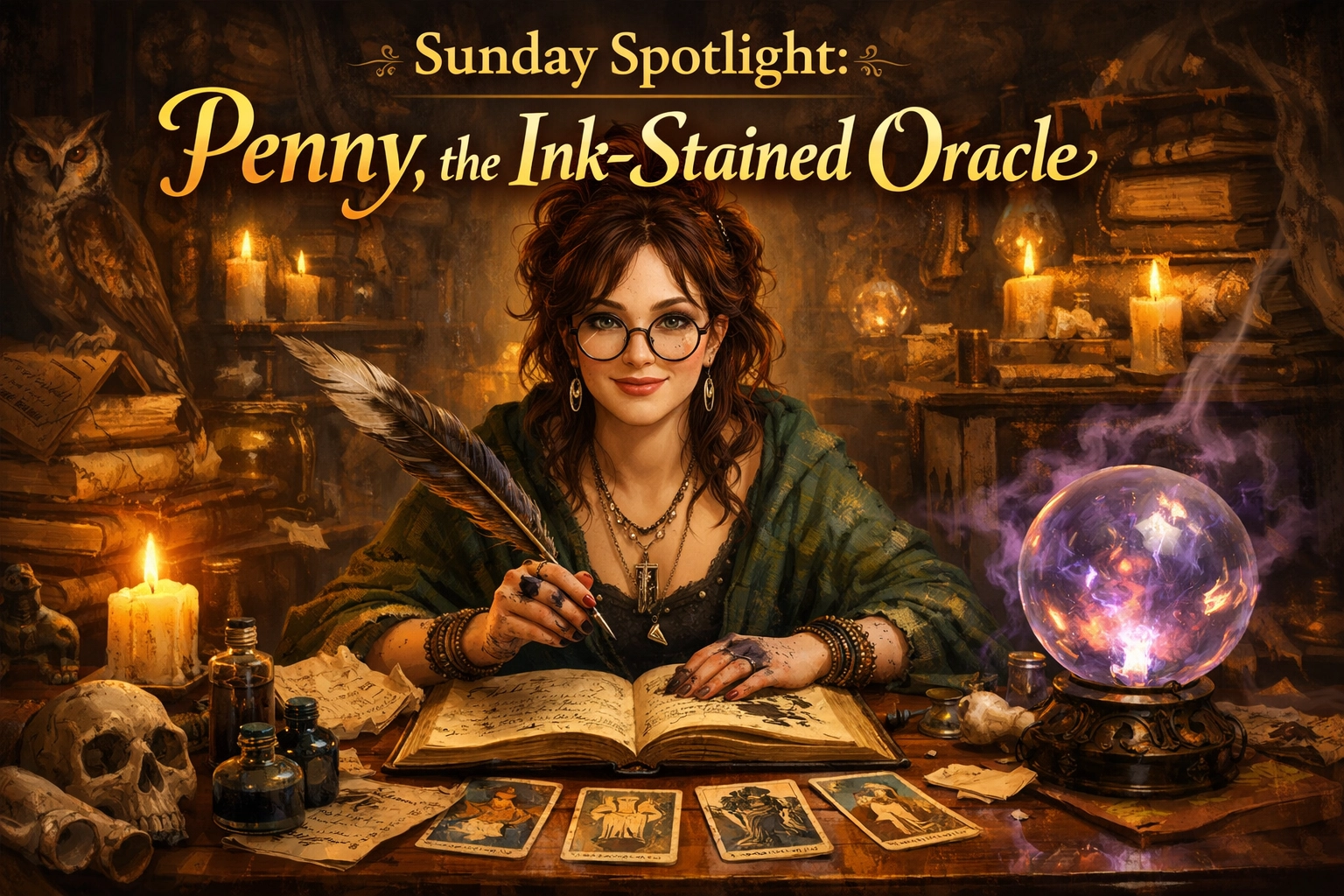 Sunday Spotlight: Penny, the Ink-Stained Oracle