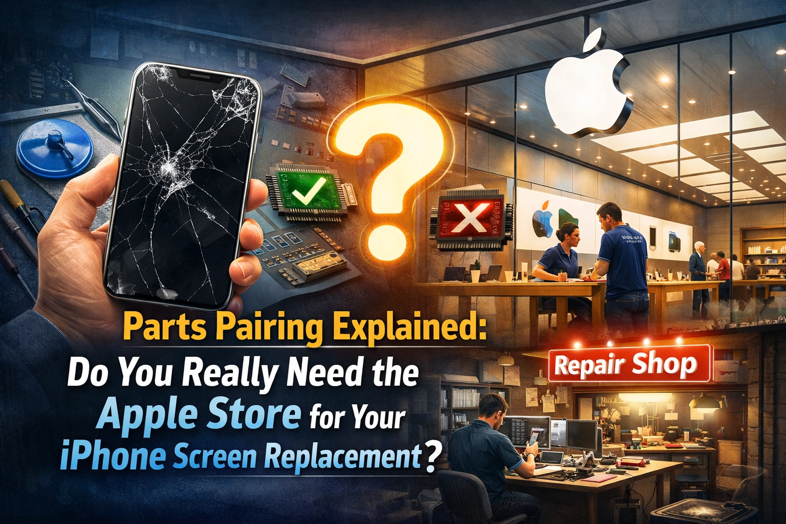 Parts Pairing Explained: Do You Reality Need the Apple Store for Your iPhone Screen Replacement?