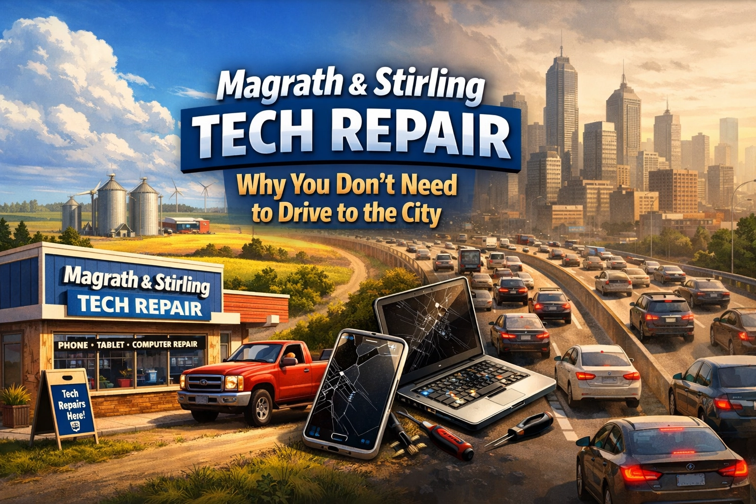 Magrath & Stirling Tech Repair: Why You Don’t Need to Drive to the City