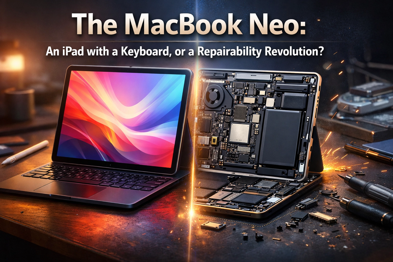 The MacBook Neo: An iPad with a Keyboard, or a Repairability Revolution?
