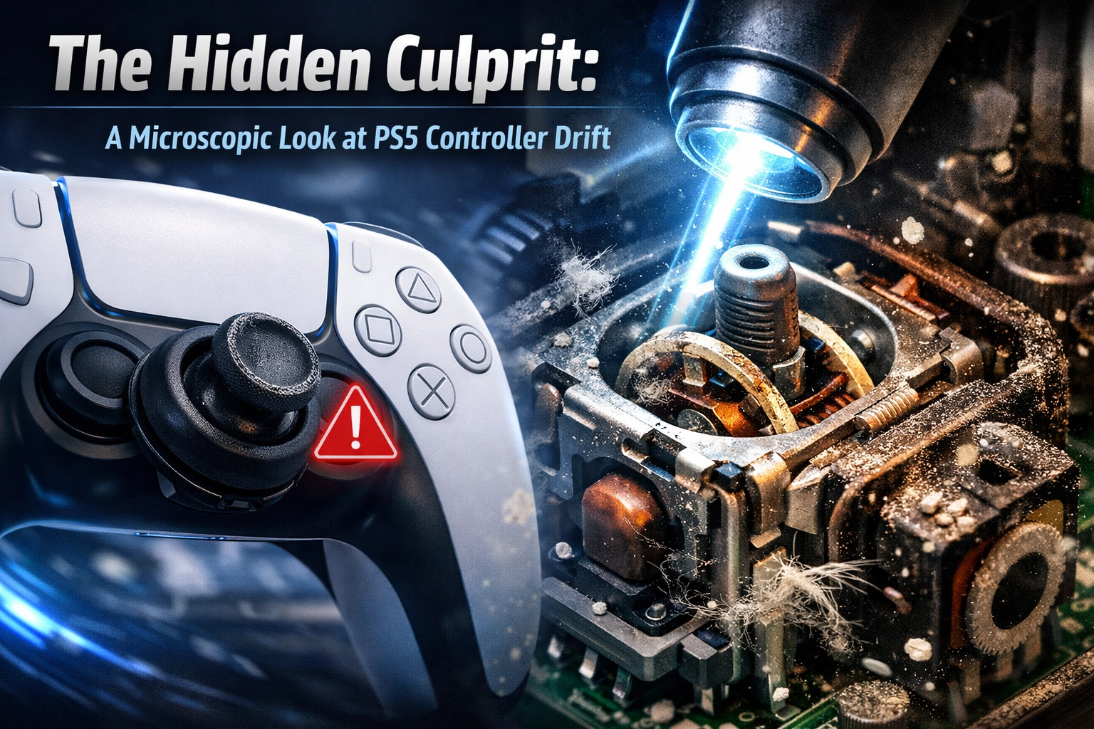 The Hidden Culprit: A Microscopic Look at PS5 Controller Drift