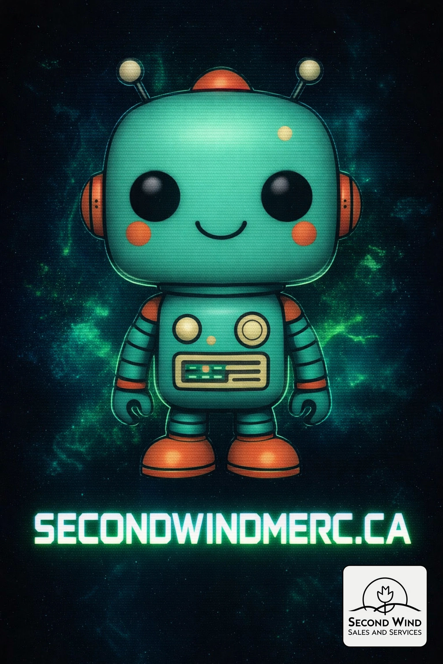 90s Nostalgia & Teal Tech: Meet the Mascot Leading the Second Wind Charge