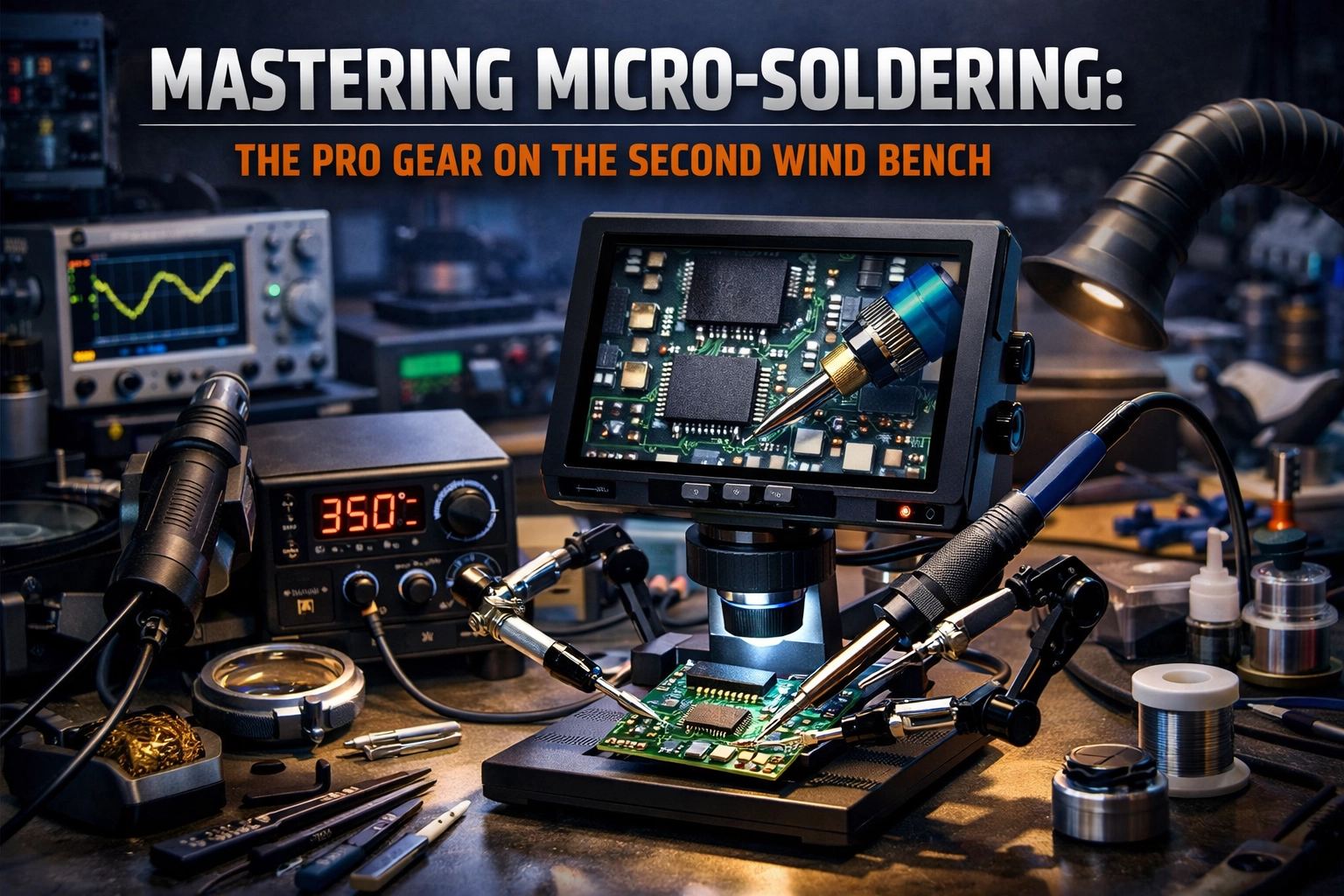 Mastering Micro-Soldering: The Pro Gear on the Second Wind Bench