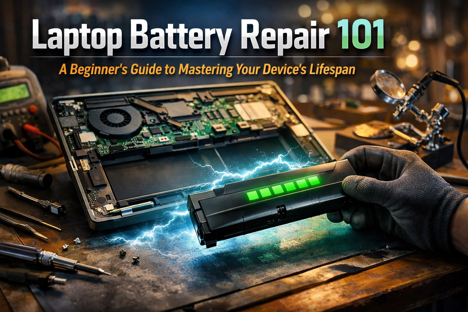 Laptop Battery Repair 101: A Beginner’s Guide to Mastering Your Device’s Lifespan