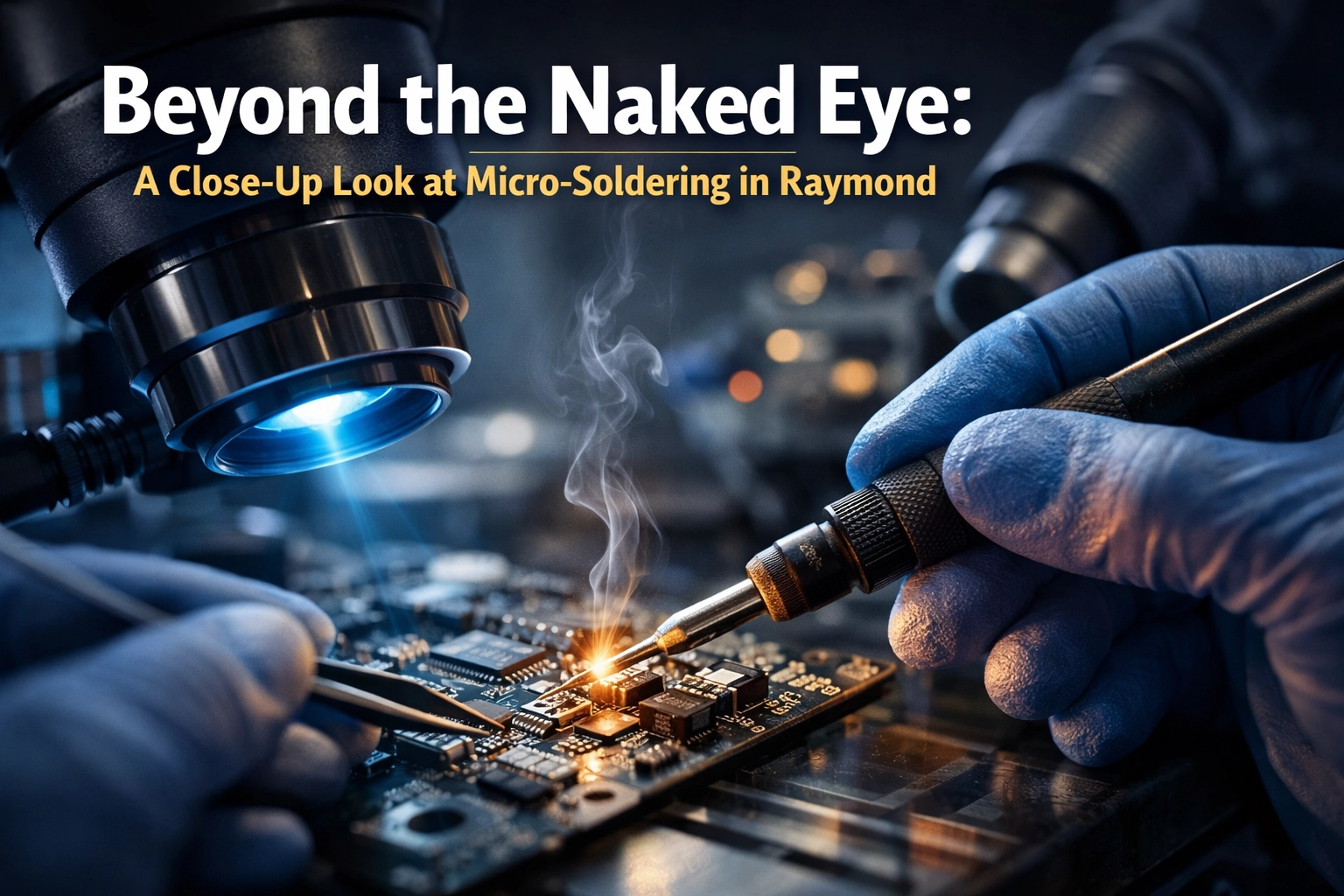 Beyond the Naked Eye: A Close-Up Look at Micro-Soldering in Raymond