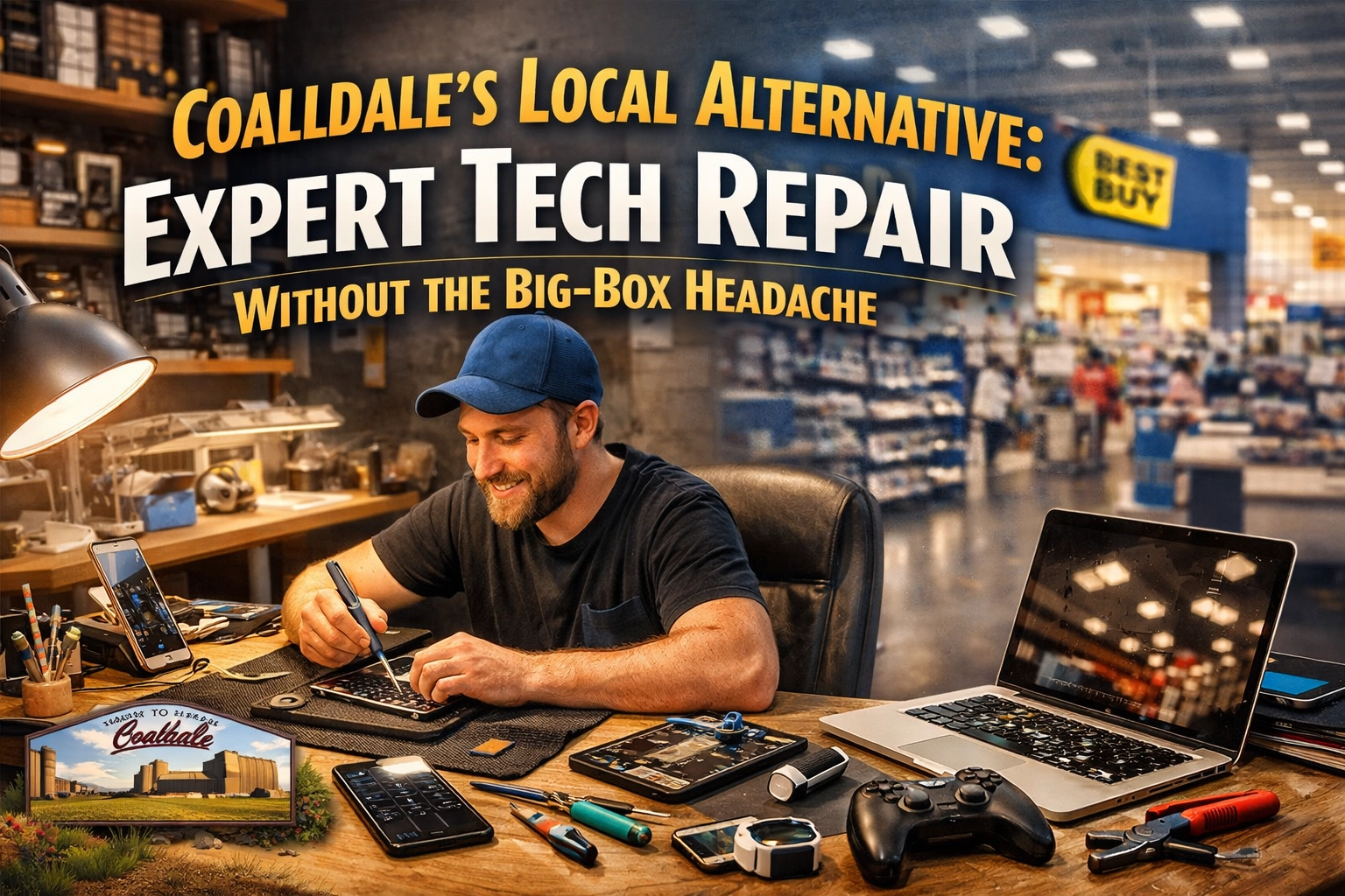 Coaldale’s Local Alternative: Expert Tech Repair Without the Big-Box Headache