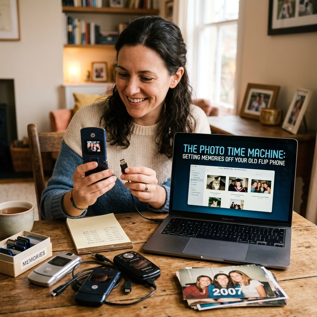 The Photo Time Machine: Getting Memories Off Your Old Flip Phone