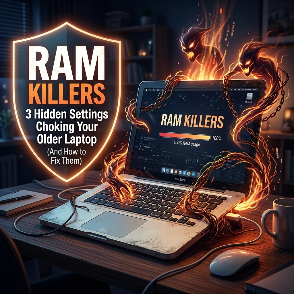 RAM Killers: 3 Hidden Settings Choking Your Older Laptop (And How to Fix Them)