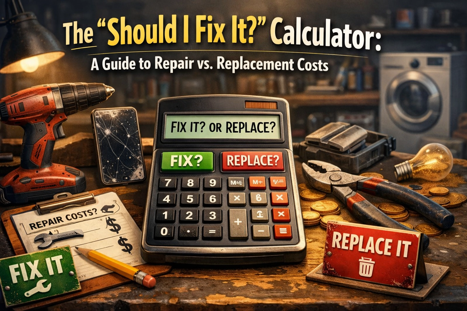 The ‘Should I Fix It?’ Calculator: A Guide to Repair vs. Replacement Costs