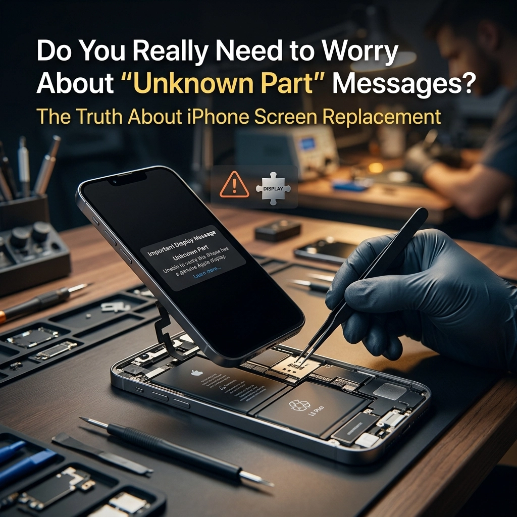 Do You Really Need to Worry About “Unknown Part” Messages? The Truth About iPhone Screen Replacement