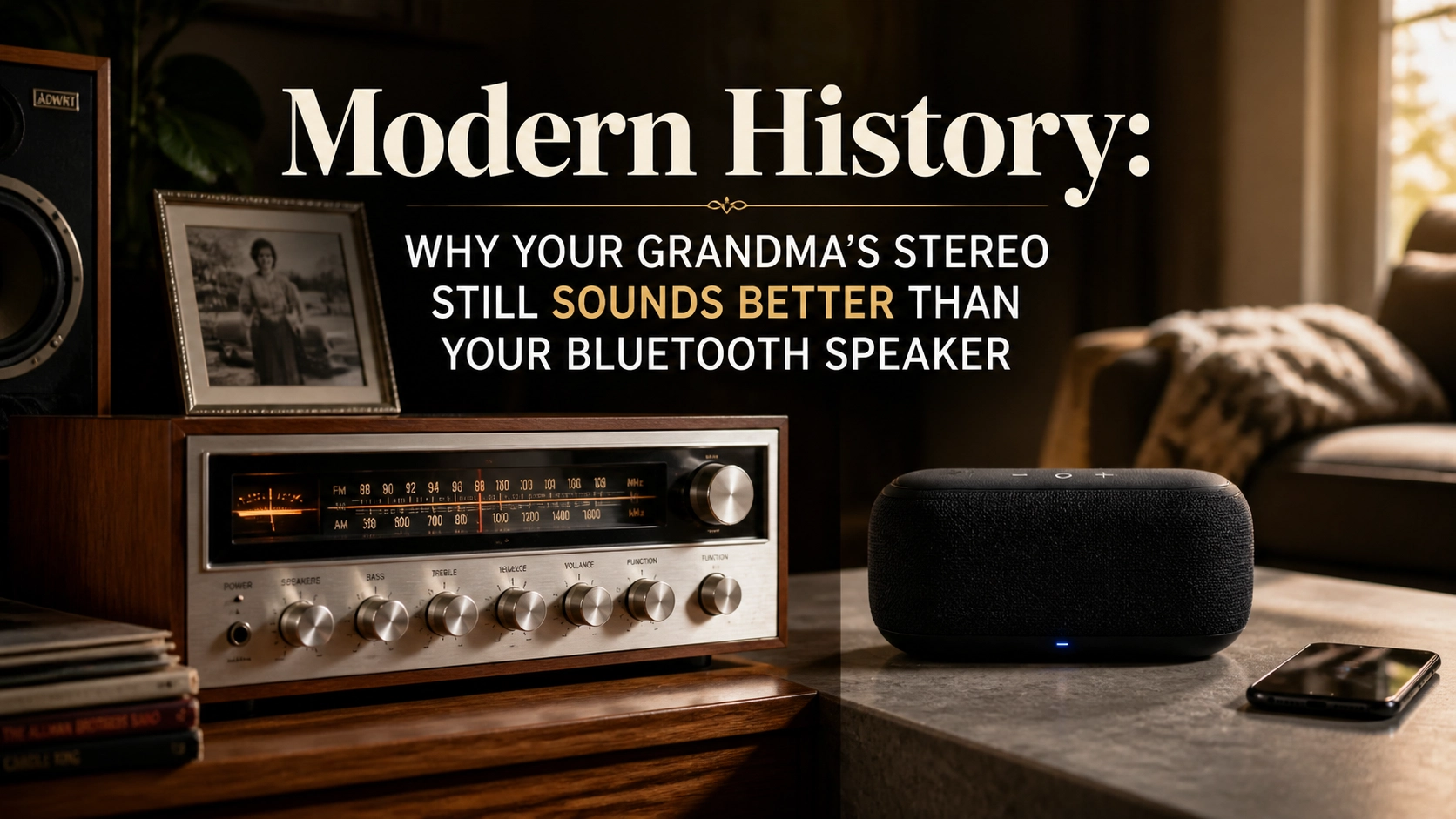 Modern History: Why Your Grandma’s Stereo Still Sounds Better Than Your Bluetooth Speaker