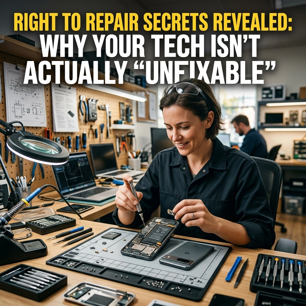 Right to Repair Secrets Revealed: Why Your Tech Isn’t Actually “Unfixable”