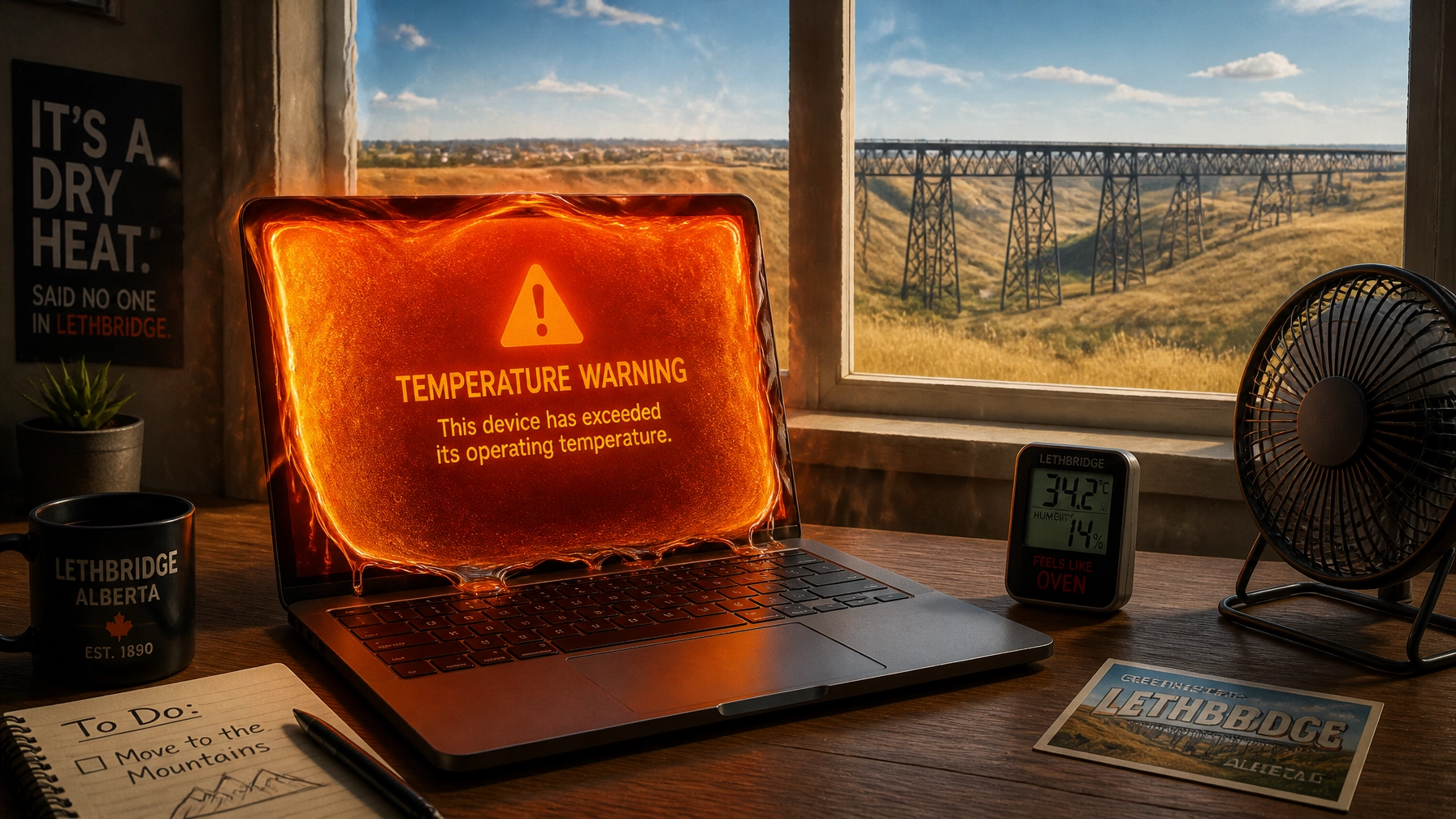 Don’t Let Your PC Melt: 10 Reasons Your Tech is Overheating (The Southern Alberta Summer Guide)
